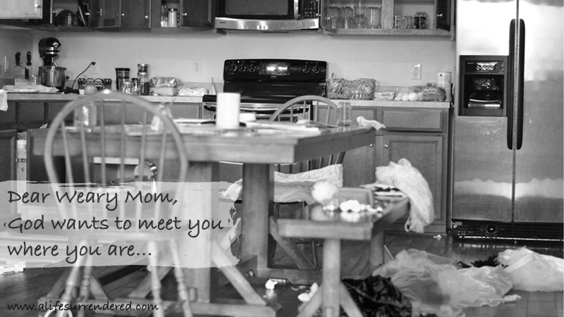 God wants to meet you where you are. via www.alifesurrendered.com