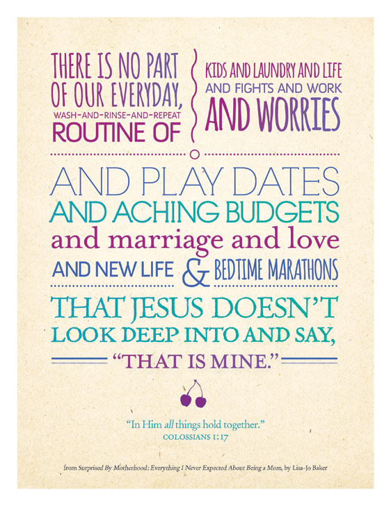 Surprised by Motherhood