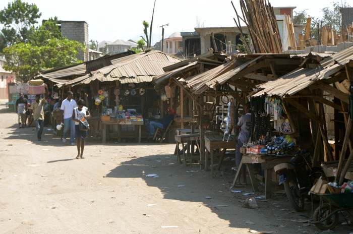 A chicken run in Haiti…