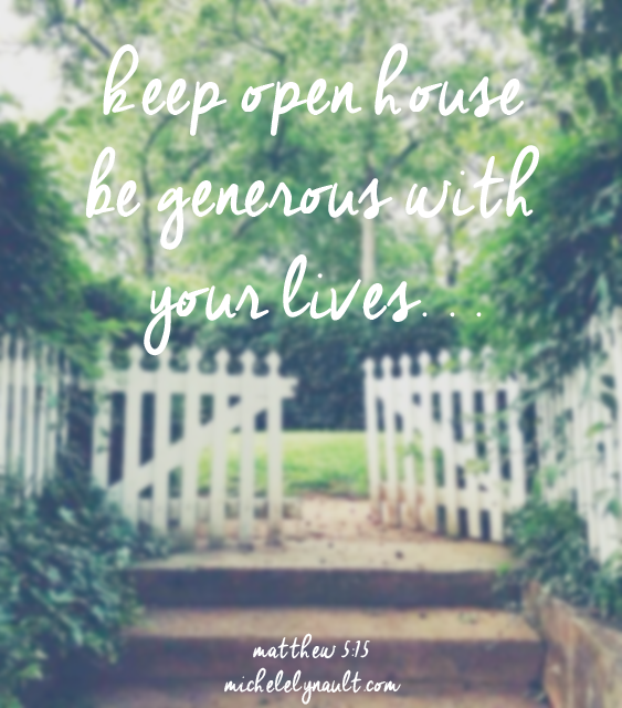 Making of a Home [UNVEILED] Why keep open house?