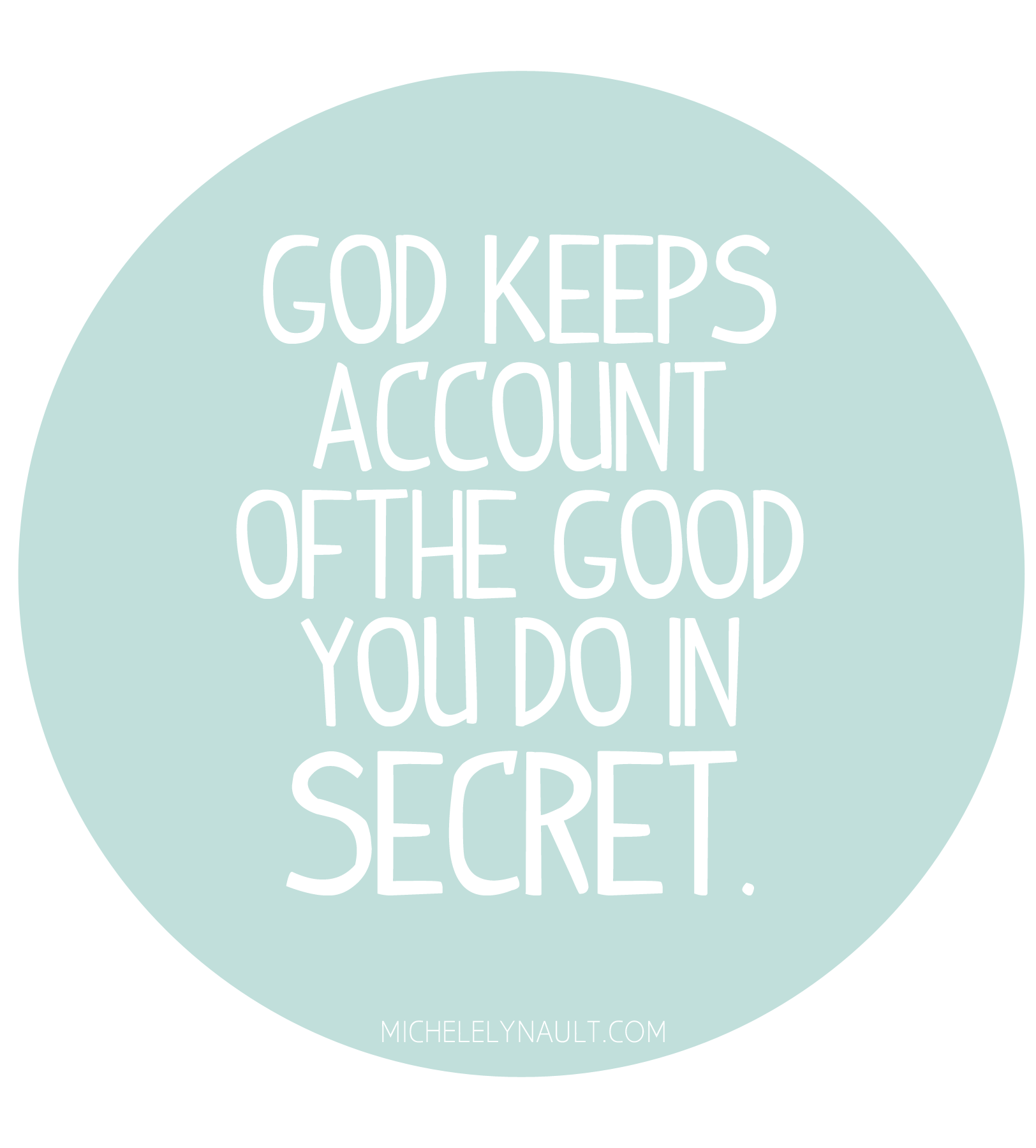 When You Think What You Do Doesn’t Count